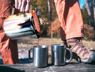 A coffee percolator is a brewing device used to make coffee. It consists of a pot with a small chamber at the bottom, which is placed on a heat source such as a stove or electric burner. Inside the pot, there is a vertical tube that extends from the chamber to the top of the pot. To use a coffee percolator, water is added to the chamber at the bottom of the pot, and coffee grounds are placed in a filter basket above the chamber. As the water heats up, it creates steam that rises up the tube and percolates through the coffee grounds. The brewed coffee then flows back down, mixing with the rest of the water in the chamber. This process is repeated until the desired strength of coffee is achieved. Coffee percolators were widely used in the past but have been largely replaced by drip coffee makers. However, some people still prefer percolated coffee for its strong flavor and nostalgic brewing method. Percolators are available in both stovetop and electric versions, offering convenience and flexibility in brewing coffee. The coffee percolator is a versatile coffee-making device that can be used in a variety of settings. It is commonly used in homes, offices, and outdoor activities such as camping. The percolator is suitable for brewing coffee for small to medium-sized groups of people. In a household, the percolator can be used to make coffee for daily consumption or when hosting gatherings. Its design allows for the brewing of larger quantities of coffee compared to other brewing methods. This makes it ideal for families or individuals who enjoy multiple cups in a single sitting. In an office setting, the percolator can be used to provide coffee for employees or clients during meetings and breaks. Its large capacity and ability to keep coffee warm make it convenient for serving multiple people over an extended period of time. For outdoor activities such as camping or picnics, the coffee percolator is a popular choice. Its sturdiness and durability make it suitable for use in outdoor environments. Some models are specifically designed for portable use, with features like lightweight materials and easy-to-carry handles. Overall, the coffee percolator is a versatile brewing device that can be used in various situations to meet the coffee needs of individuals or groups of people.